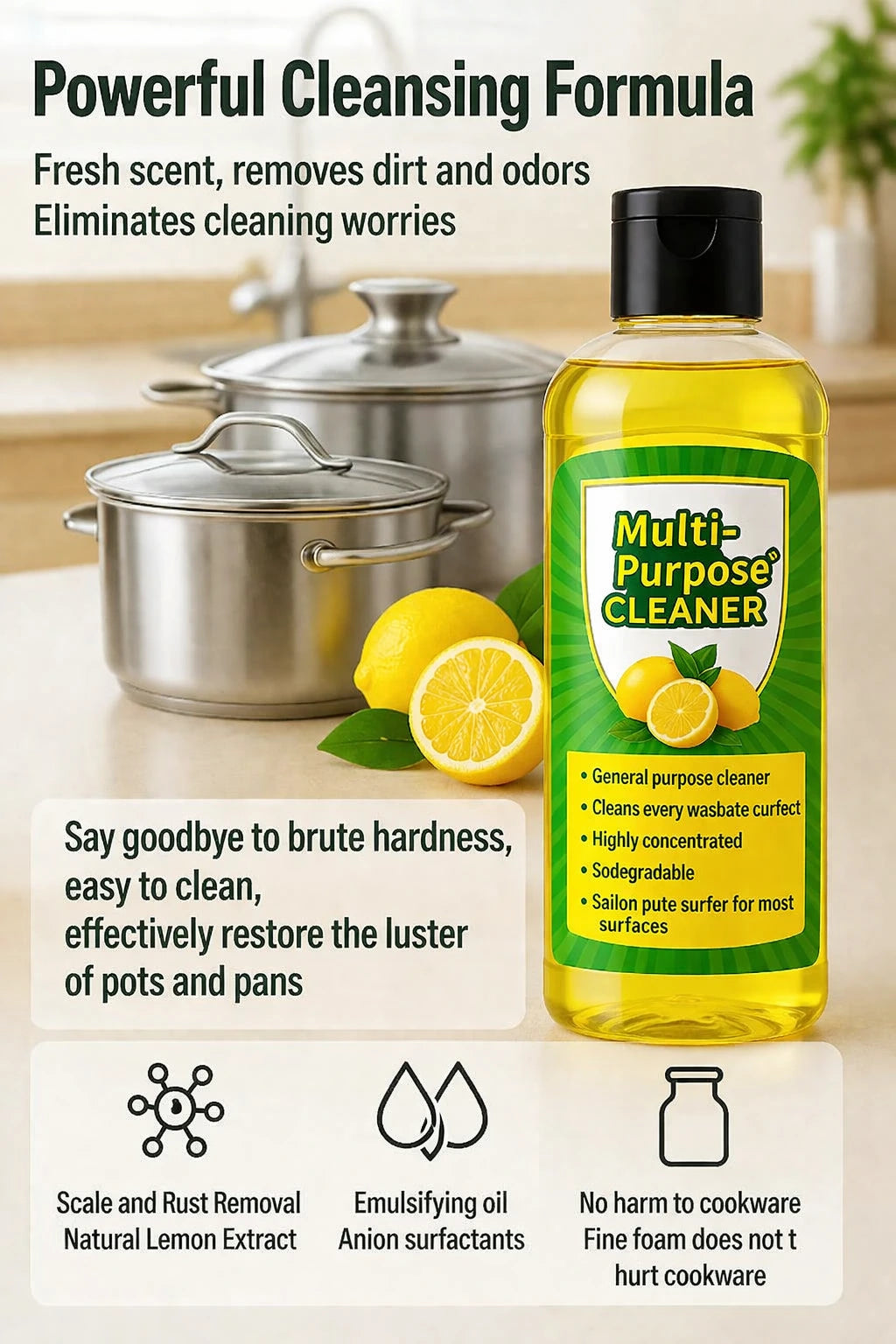 🔥 #1 Multipurpose Cleaner: Buy 1 Get 3 Free + 50% Off (Save ₹600) – Limited Stock